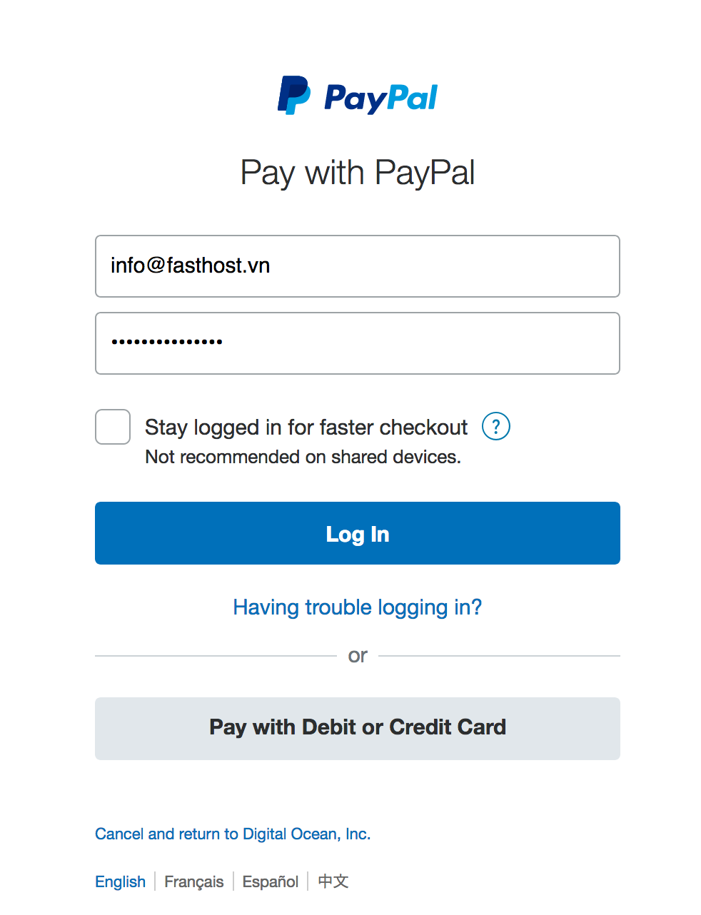 wikivps-login paypal