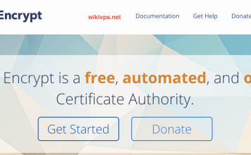 wikivps-let's encrypt