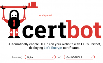 wikivps- install ssl let's encrypt for web server on centos