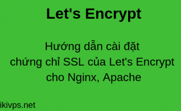 wikivps-setup ssl let's encrypt for apache, nginx